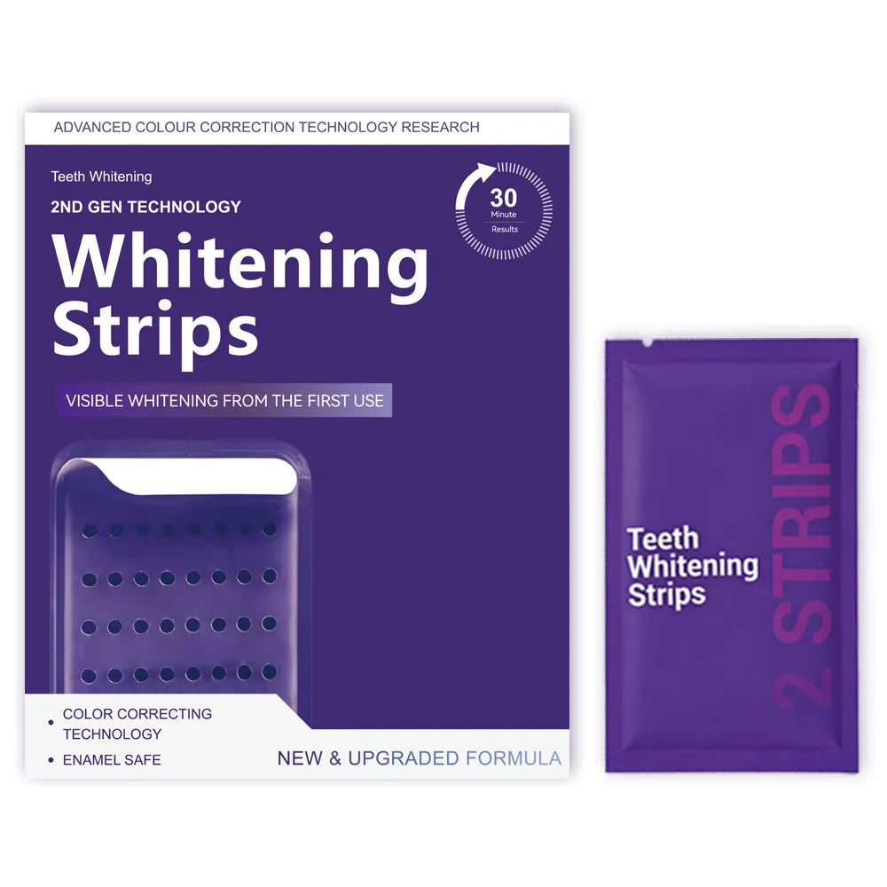 Purple Moisturizing Teeth Whitening Strips